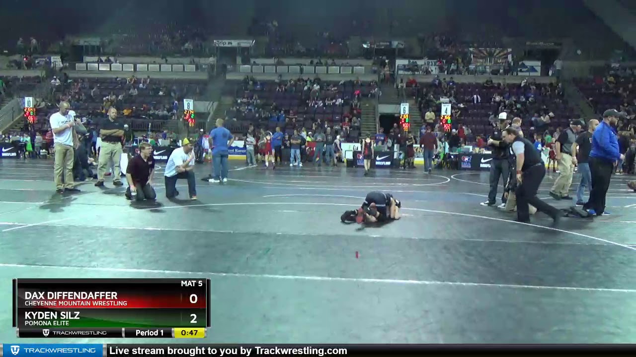 12U 63 Kyden Silz Pomona Elite Vs Dax Diffendaffer Cheyenne Mountain Wrestling
