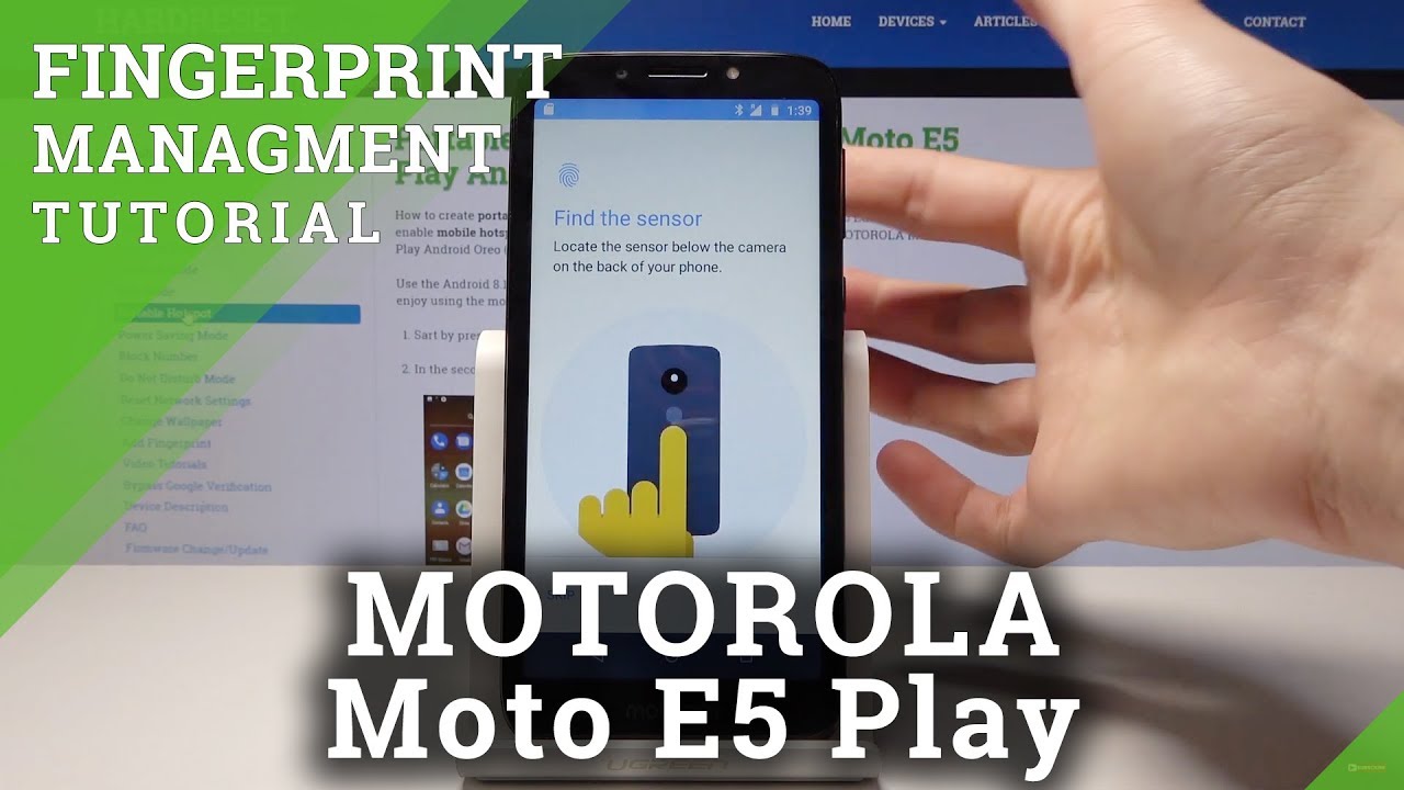 How to Add Fingerprint in Motorola Moto E5 Play – Set Up Fingerprint Unlock Method