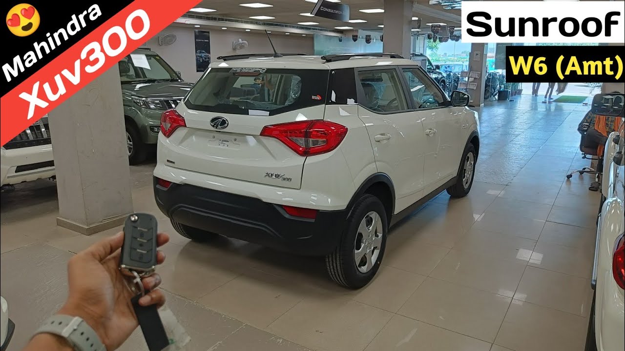 Mahindra Xuv300 W6 Sunroof ₹ 10.50 Lakh ❣️| 5🌟 Safety के साथ Sunroof और AMT का मजा फिर क्या कहना 👌|