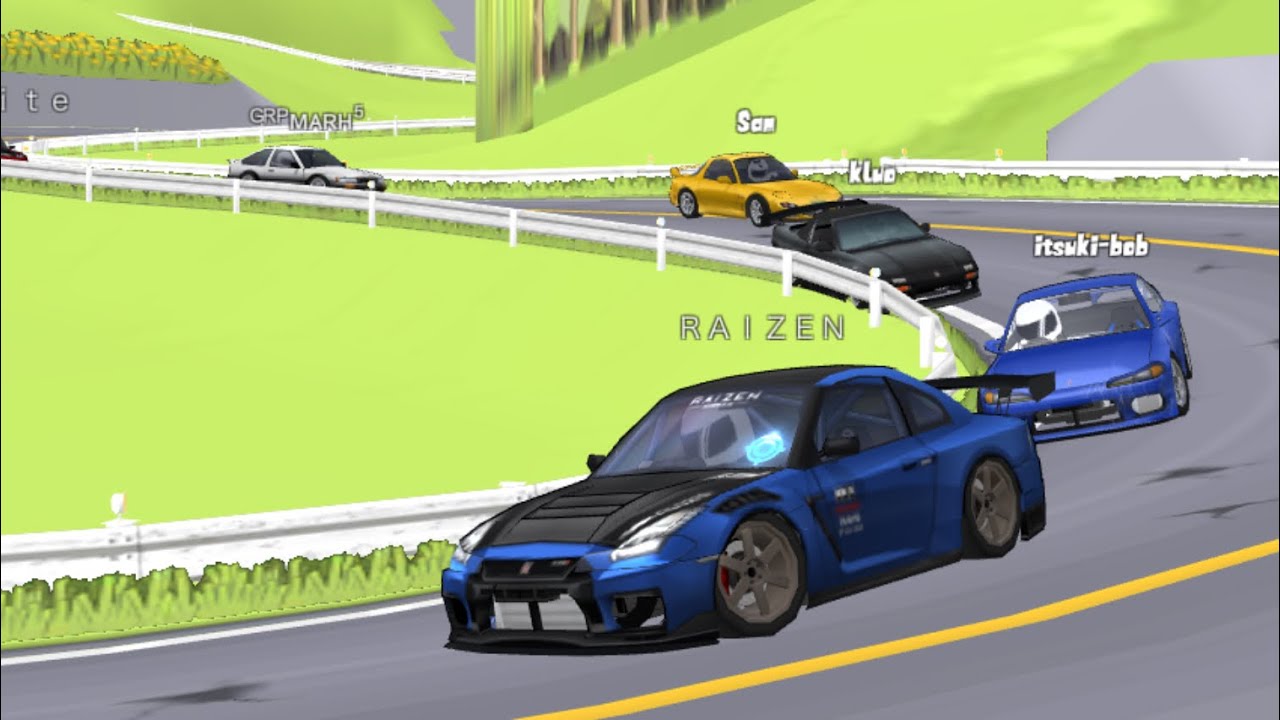 Live Runs at the new and improved Akagi (frlegends) with eurobeat