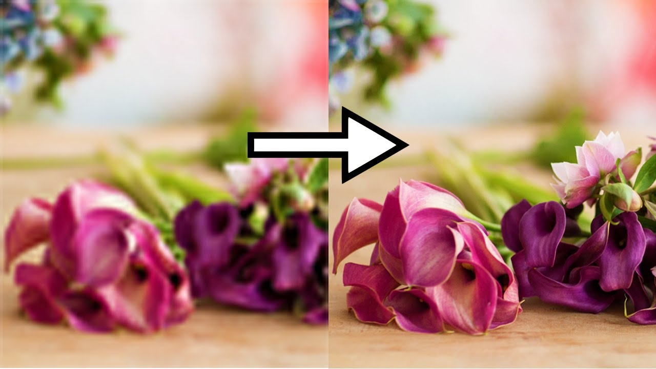 Adjust the image quality in Photoshop