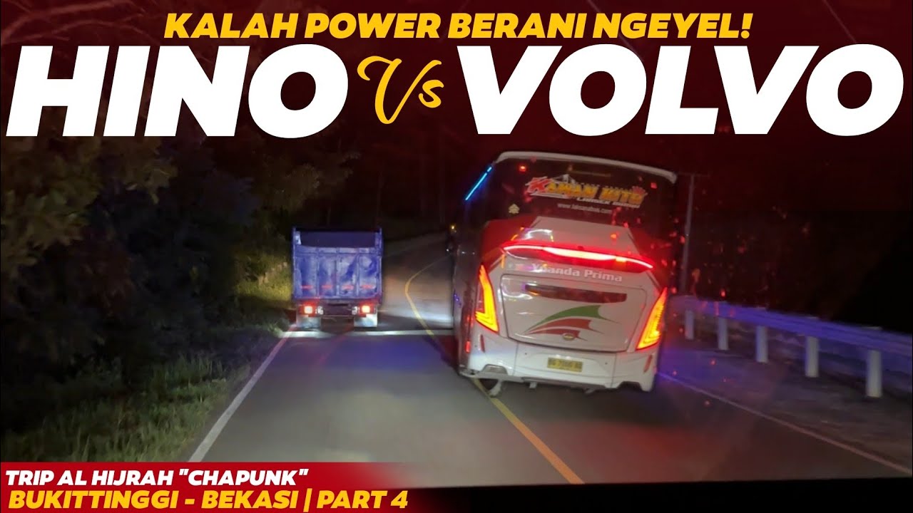 DUEL SENGIT HINO VS VOLVO‼️🔥 - Trip Al Hijrah 