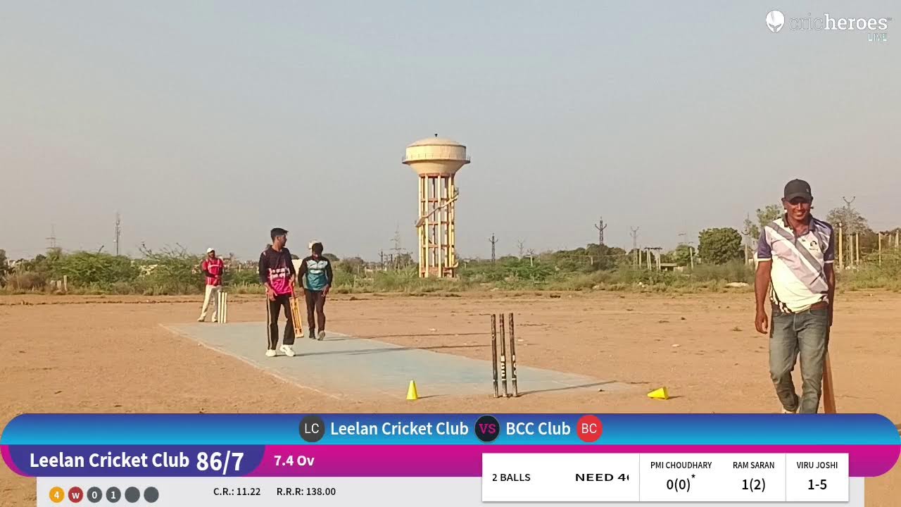 live cricket match | Lamba Jatan  live - Sant Shri Sevadas Ji Mandir Ke Pass Goushala Maidan Merta