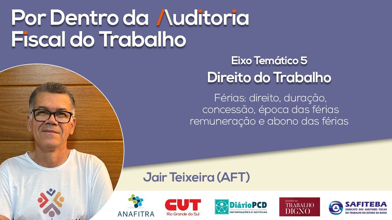 POR DENTRO DA AUDITORIA FISCAL DO TRABALHO - AFT 2024 - AULA 23