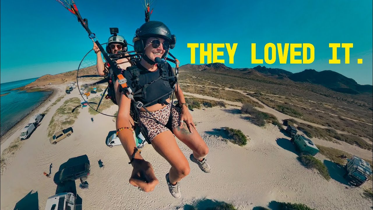 I Took 7 Strangers FLYING ON MY PARAMOTOR.
