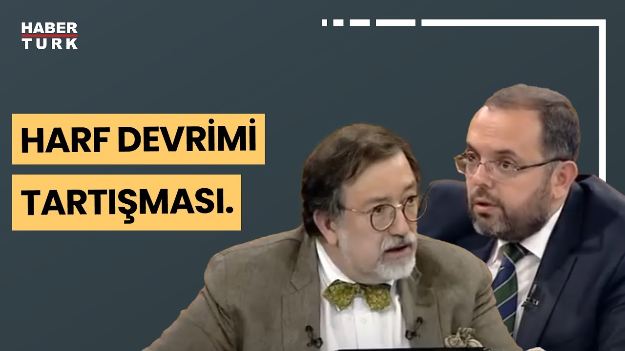 Murat Bardakçı ve Erhan Afyoncu, Harf Devrimi konusunda anlaşamadı.
