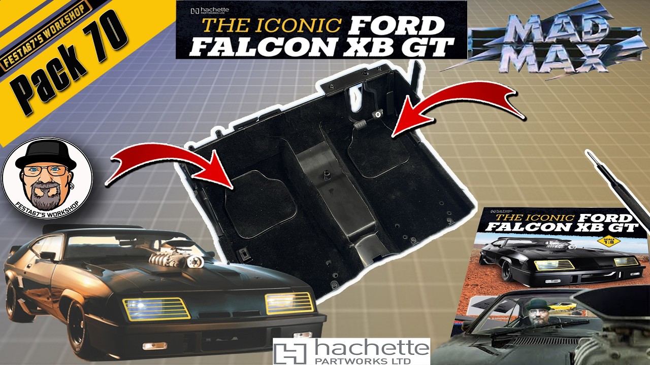 Соберите культовый Ford Falcon XB GT (машина из фильма «Безумный Макс») - Hachette - Масштаб 1:8 ...