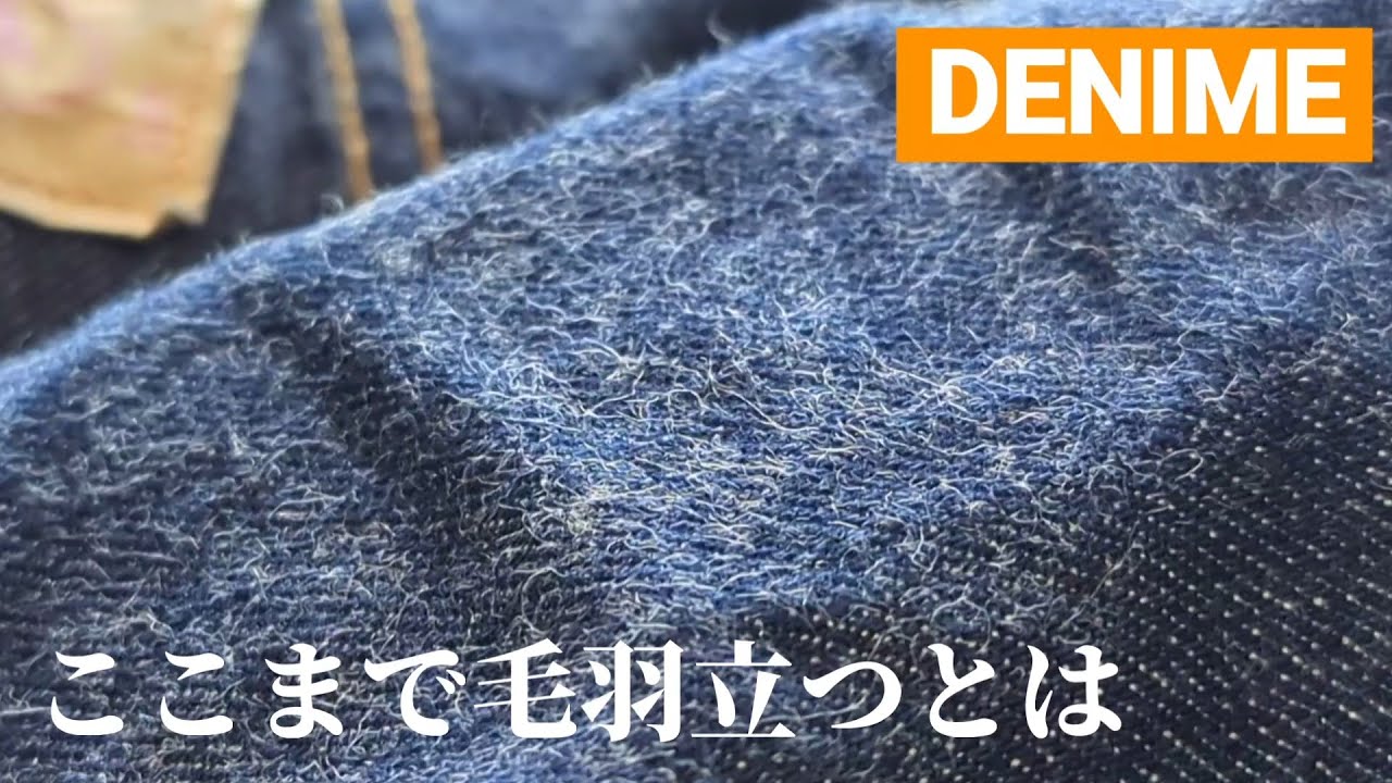 255：もっふもふになってきたDENIME　驚きの毛羽立ち　ドゥニーム　221A