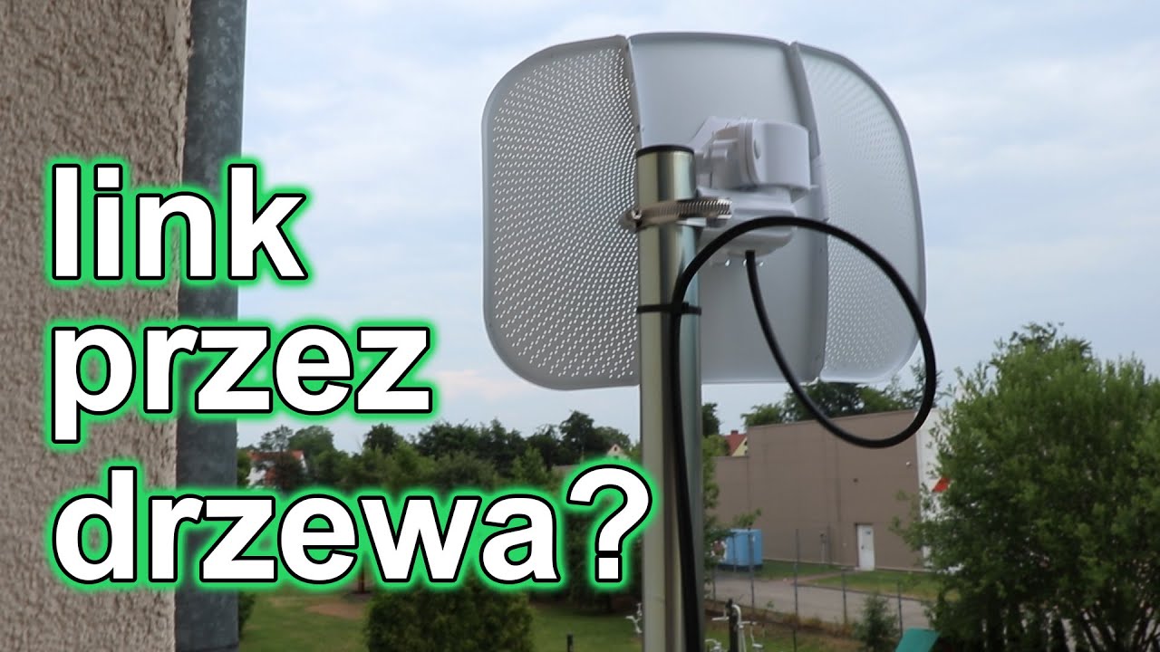 Test Ubiquiti LiteBeam AC gen2 - link radiowy przez drzewa na 300 m