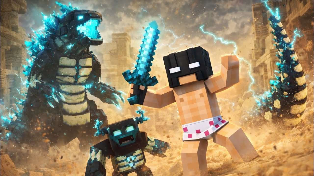 METÍ A WARDZILLA EN 1000 BLOQUES DE TNT 💣🔥