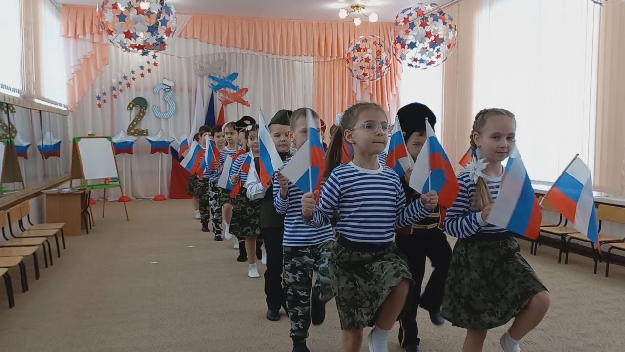 Праздничное перестроение на 23 февраля