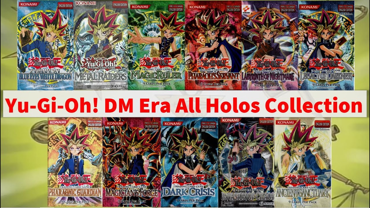 Yu-Gi-Oh! Collection Binder DM Era - LOB to AST (All Holos Complete)