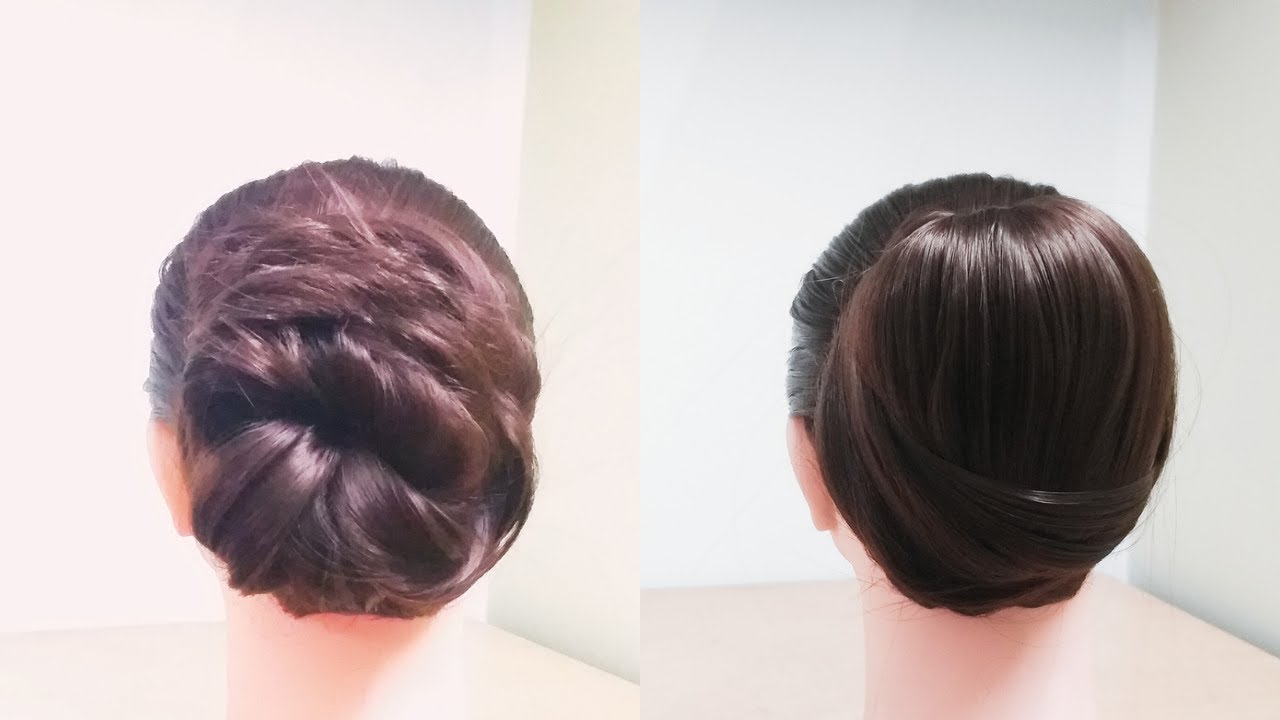 2 braids hairstyles//hairstyle for saree//puff hairstyle//jayneetha 'a mom