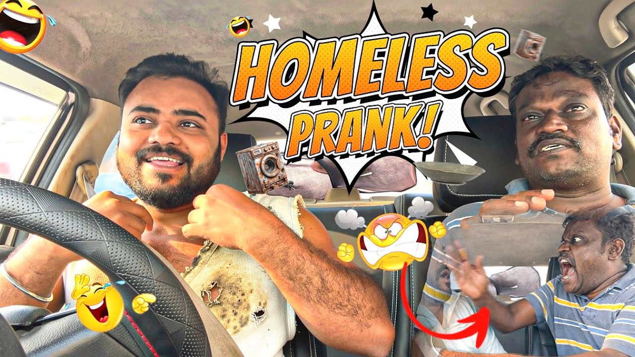 Homeless Prank 🤣 | Car Prank | Car fooling | Tamil Taxi Car Pranks 