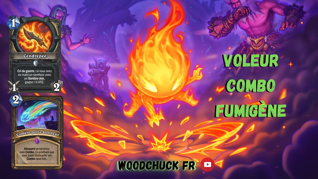 Hearthstone - Voleur Combo Fumigène ( deck agressif ) - Woodchuck