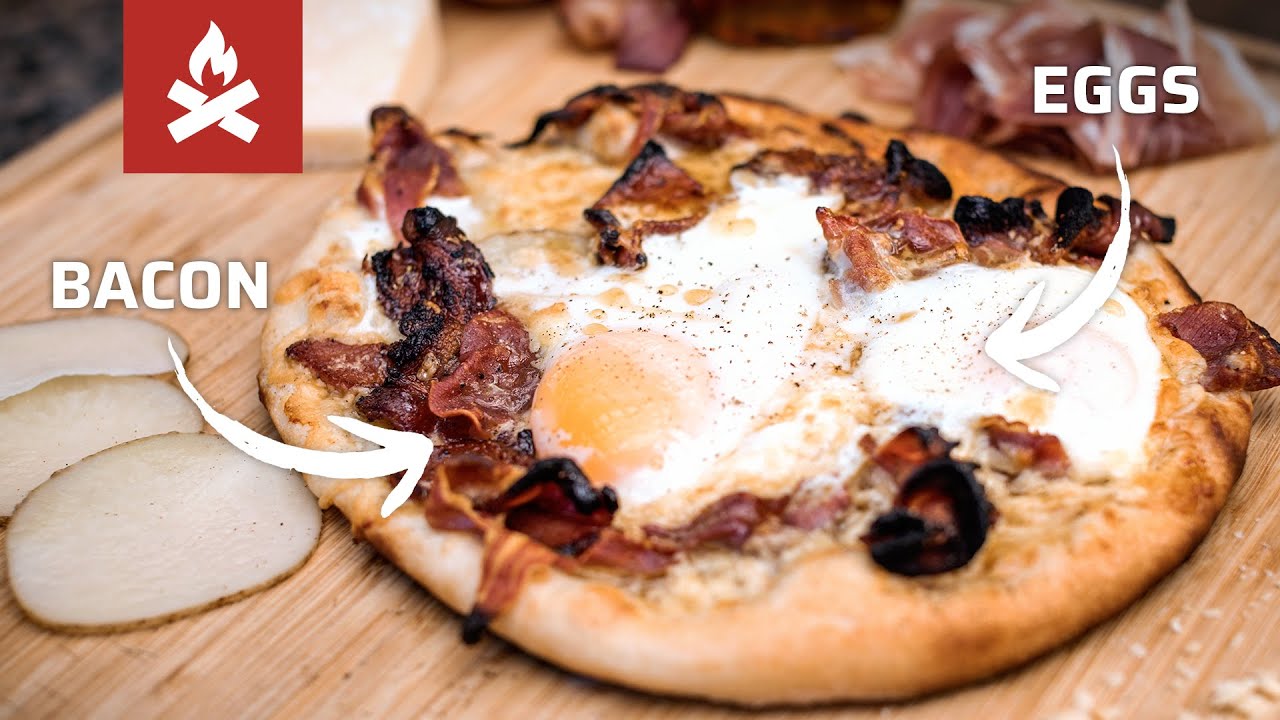 The Sunnyside | Bacon and Eggs on a pizza?