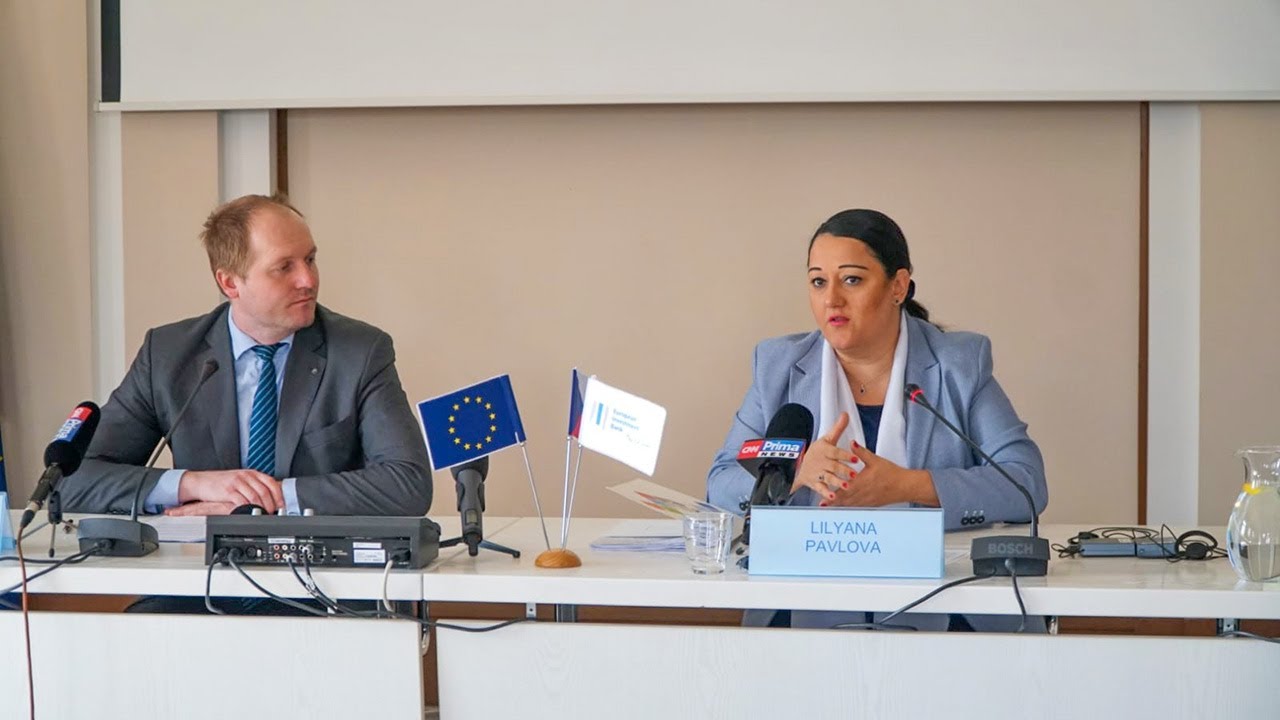 Tisková konference s viceprezidentkou Evropské investiční banky