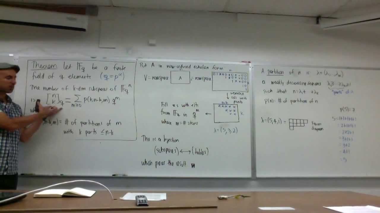 Lecture 8 . Enumerative Combinatorics  (Federico Ardila)