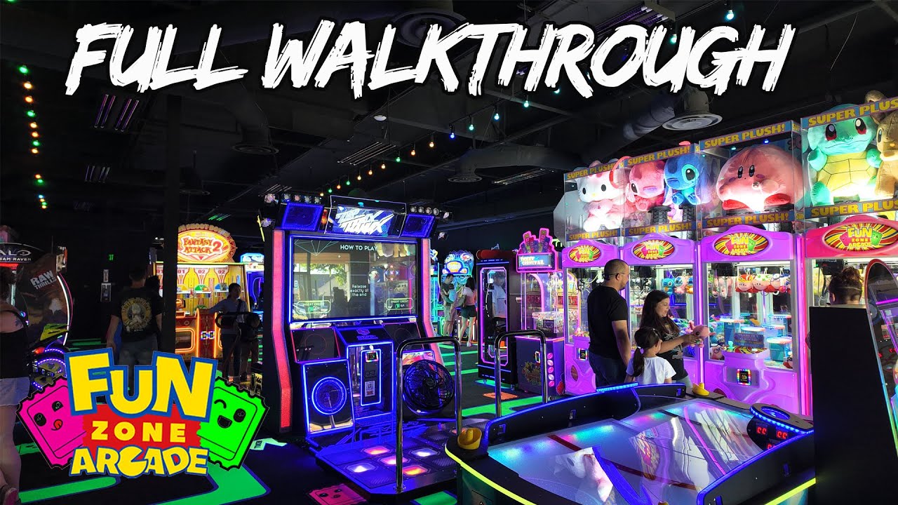 Fun Zone Arcade - NEW Location Grand Opening Full Walkthrough (Vacaville, CA)