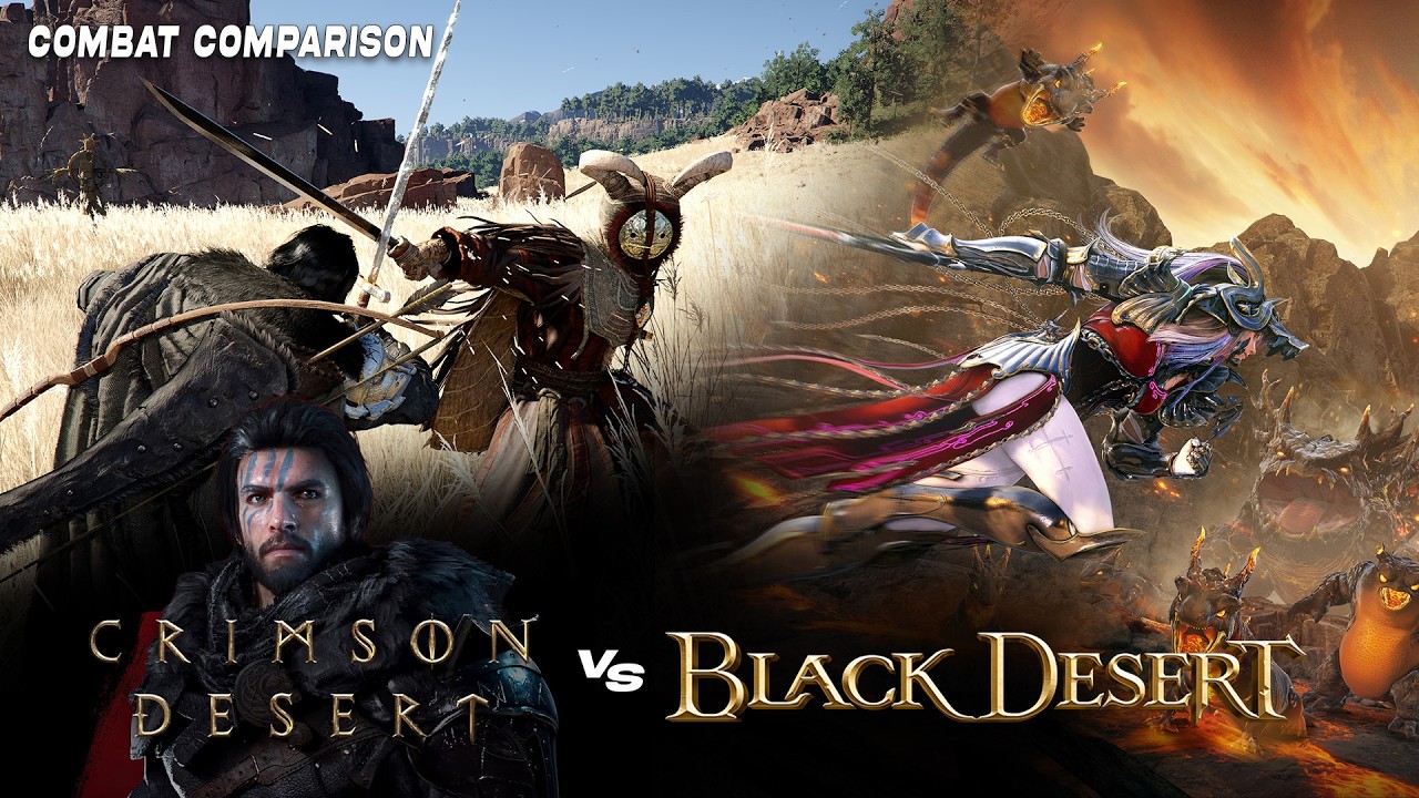 Сравнение боевой системы Crimson Desert и Black Desert, а также обзор боевой системы и прогресса ...