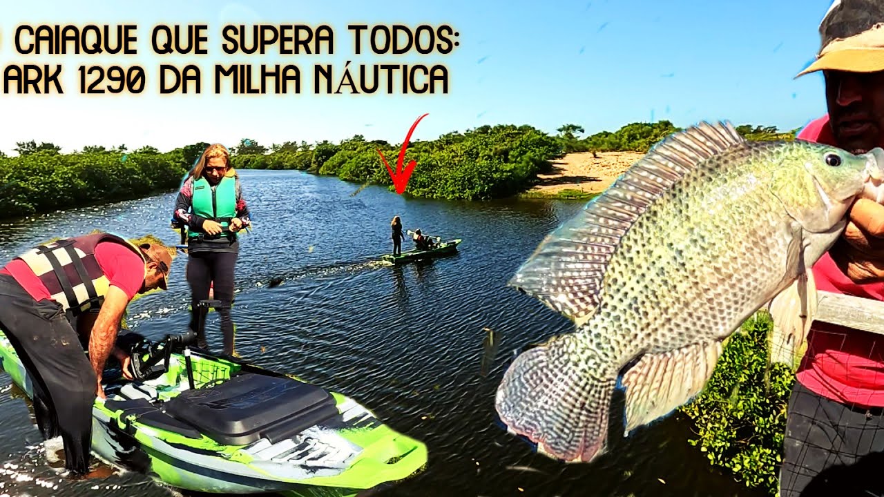 GANHEI UM CAIAQUE DOS SONHOS e FUI TESTAR NA LAGOA! Tilápia, Emoção e Aventura com o ARK 1290.