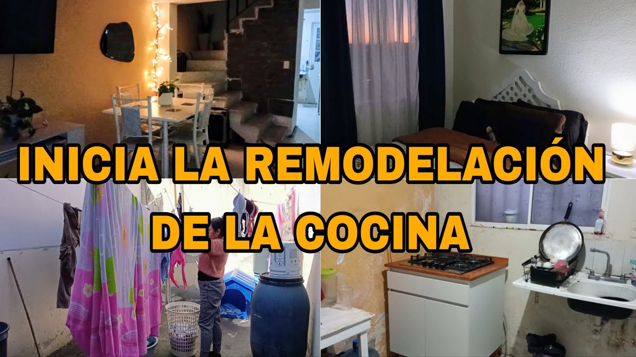 INICIA LA REMODELACIÓN DE LA COCINA ✅ YA TENGO QUIEN ARREGLE LO DE LA PARED 🧱 LIMPIEZA ORGANIZACIÓN 