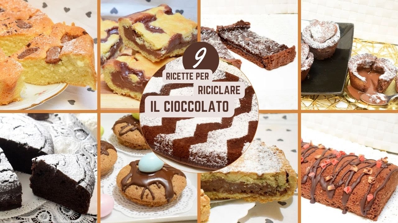 Non buttare il cioccolato! 9 Ricette facili e golose per riciclarlo con gusto 🍫😍