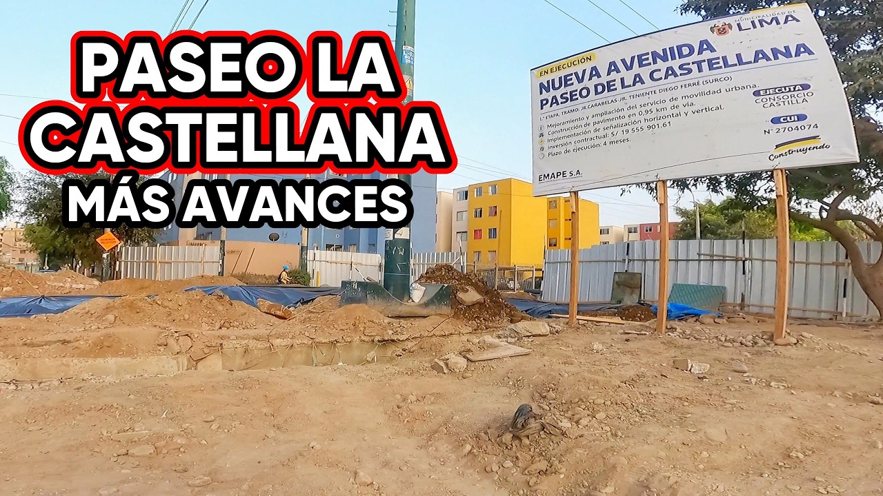 🔴 ASÍ AVANZA PASEO LA CASTELLANA | Nuevas veredas y sardineles