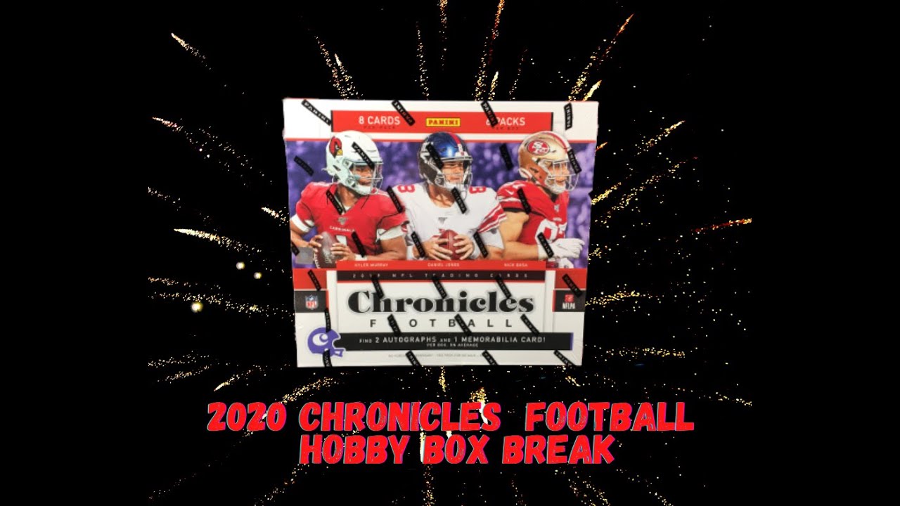 2020 Chronicles Football Hobby Box Break w/ 2 Hits