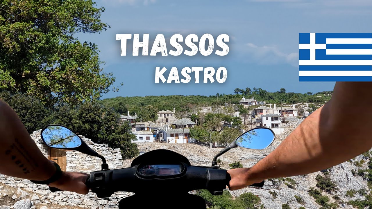 THASSOS, Greece Beautiful Kastro Mountain Village (part 6)