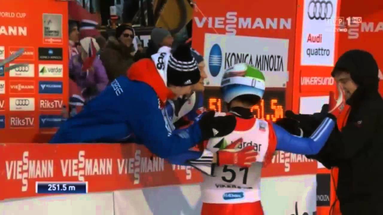 NEW WORLD RECORD !!! Anders Fannemel 251,5 m PŚ Vikersund 2015