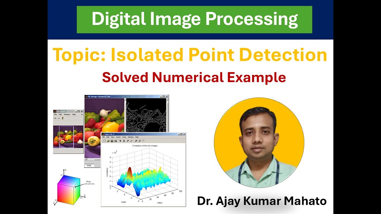 Module 2.2 : Isolated Point Detection | Image Segmentation | Digital Image Processing