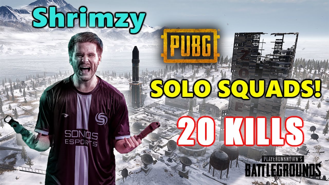 Soniqs Shrimzy - 20 KILLS (2.4k Damage) - SOLO SQUADS! - PUBG