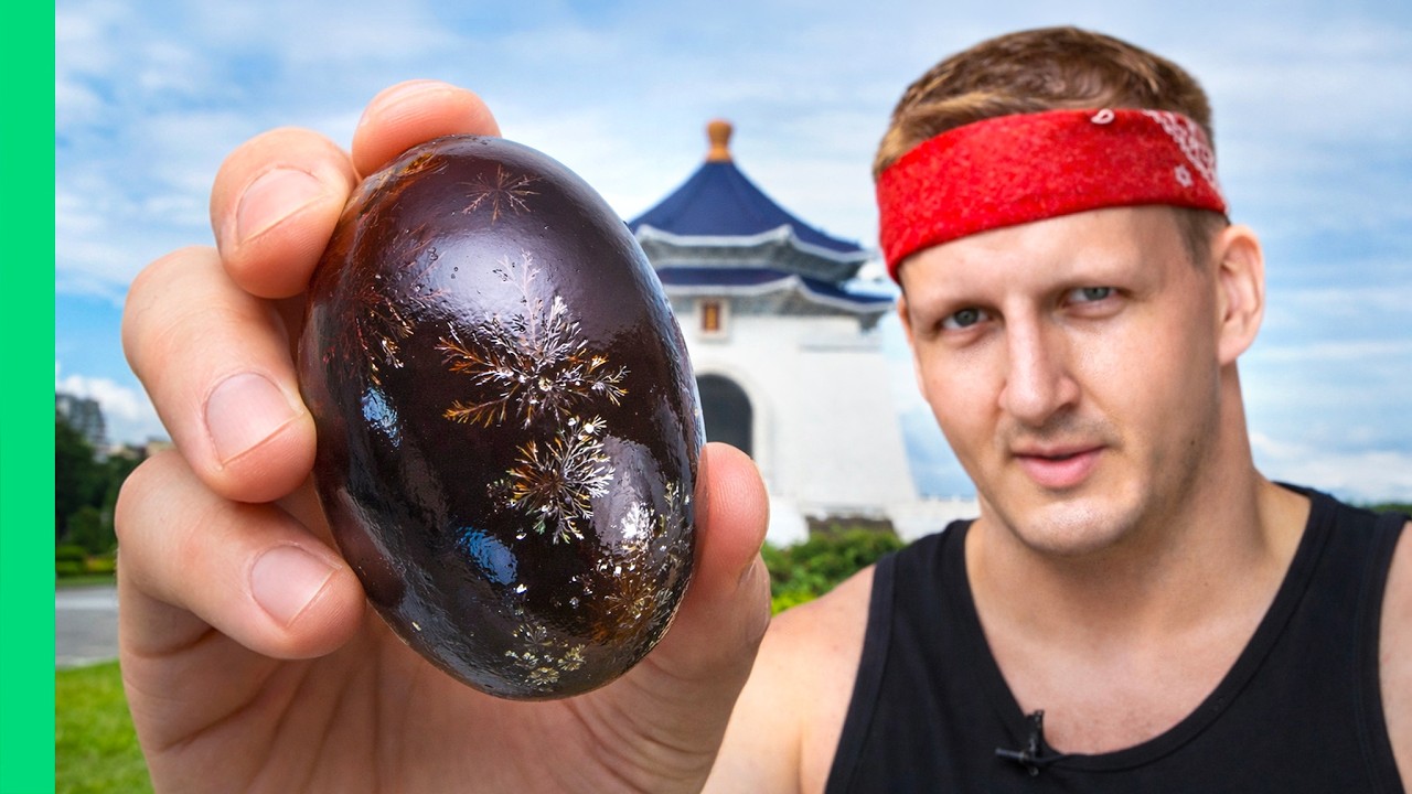 Eating the world's oldest egg - Taiwan