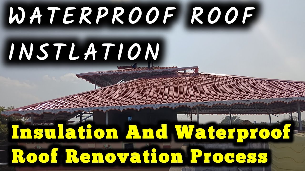 What Makes a WATERPROOF Roof Renovation Process So Important ? Roof installation Video