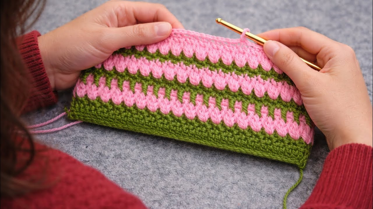 Örgüye yeni başlayanlar için tıg örgü modeli