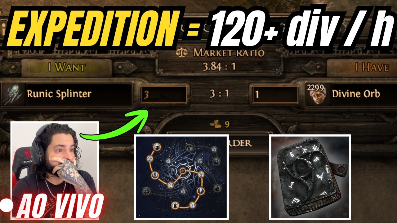 [POE2 ] 🚨EXPEDIÇÃO PAGA MUITO! 120+DIV  / H🚨