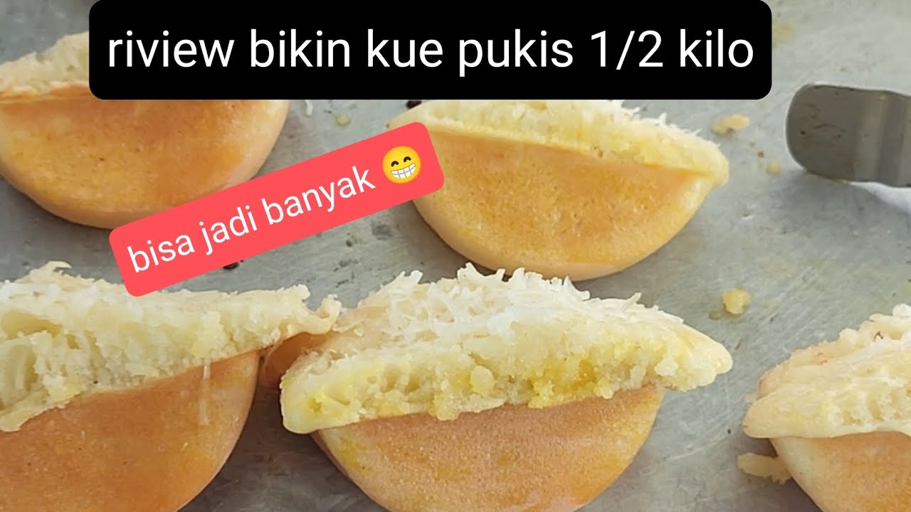 Riview bikin kue pukis setengah kilo