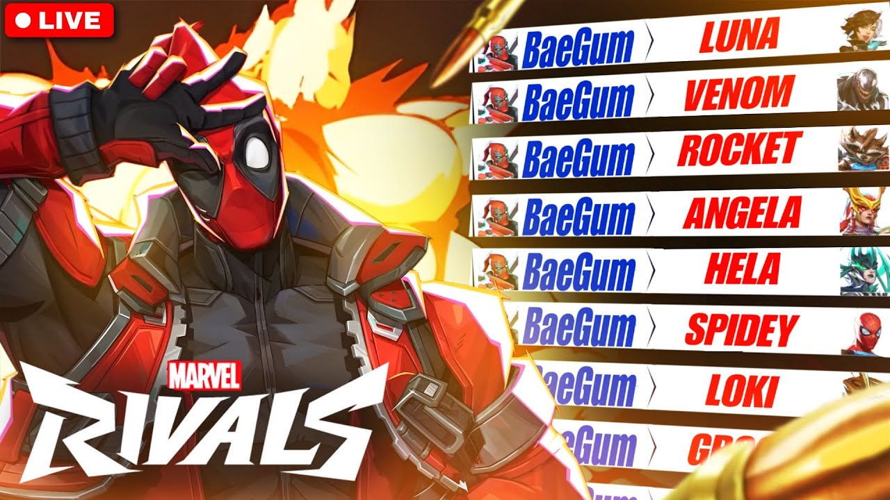 [🔴LIVE] I MIGHT BE SMURFING MY PEAK NOW, THE BEST FLEX PLAYER IN MARVEL RIVALS YOU WILL EVERY SEE 🙏