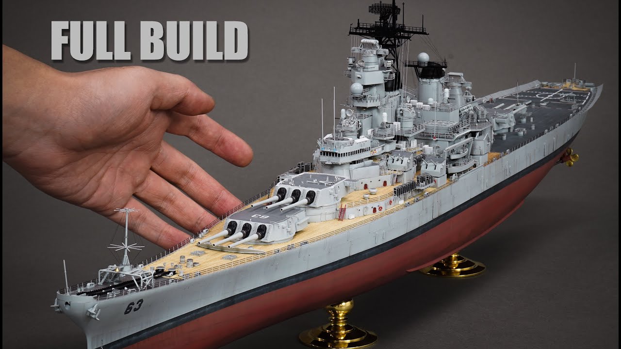 (FULL BUILD) Making BB-63 Missouri 1991 Gulf war ver.