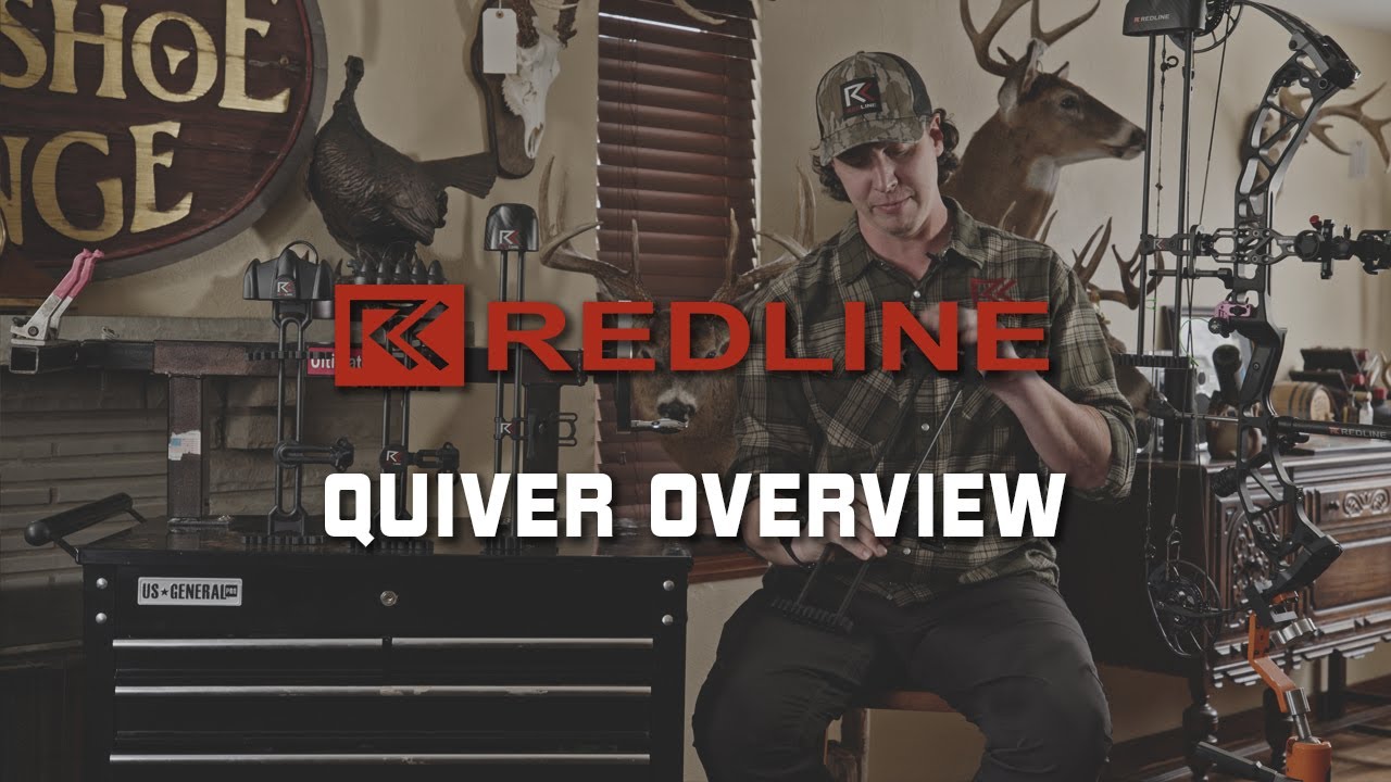 NEW 2022 Redline Bowhunting Quivers - Carbon Lightweight 3, 6, and 5 Arrow Quivers