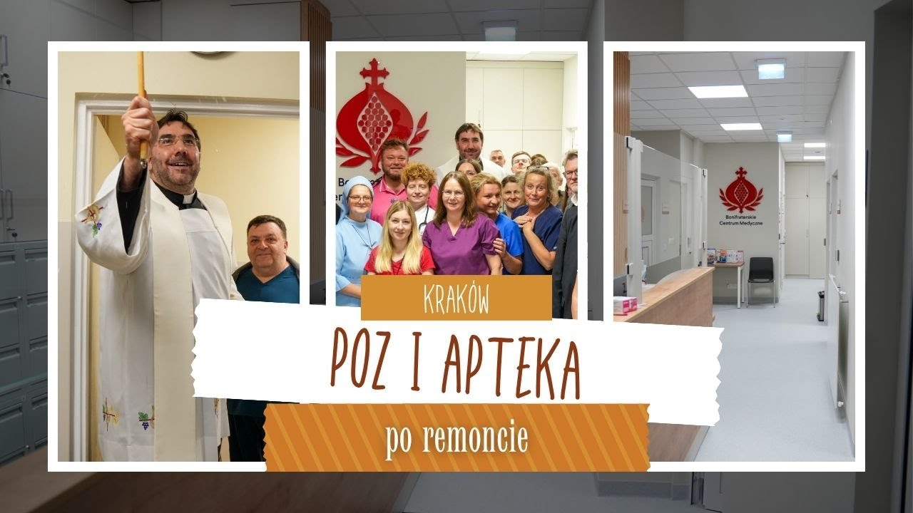 Uroczyste poświęcenie POZ i Apteki Szpitalnej po remoncie w Szpitalu Zakonu Bonifratrów w Krakowie