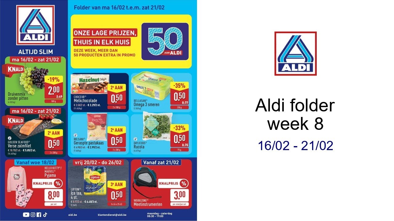 Aldi folder week 8 16/02 - 21/02