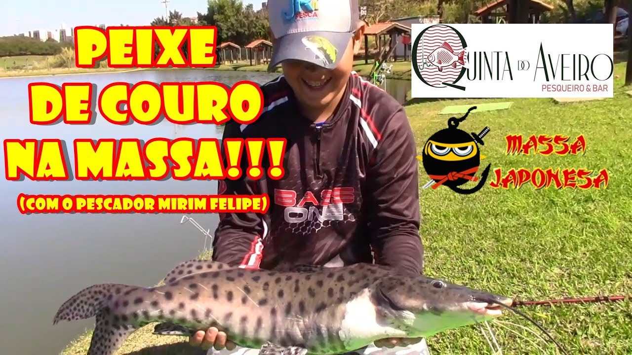 PEIXE DE COURO NA MASSA !!!!!