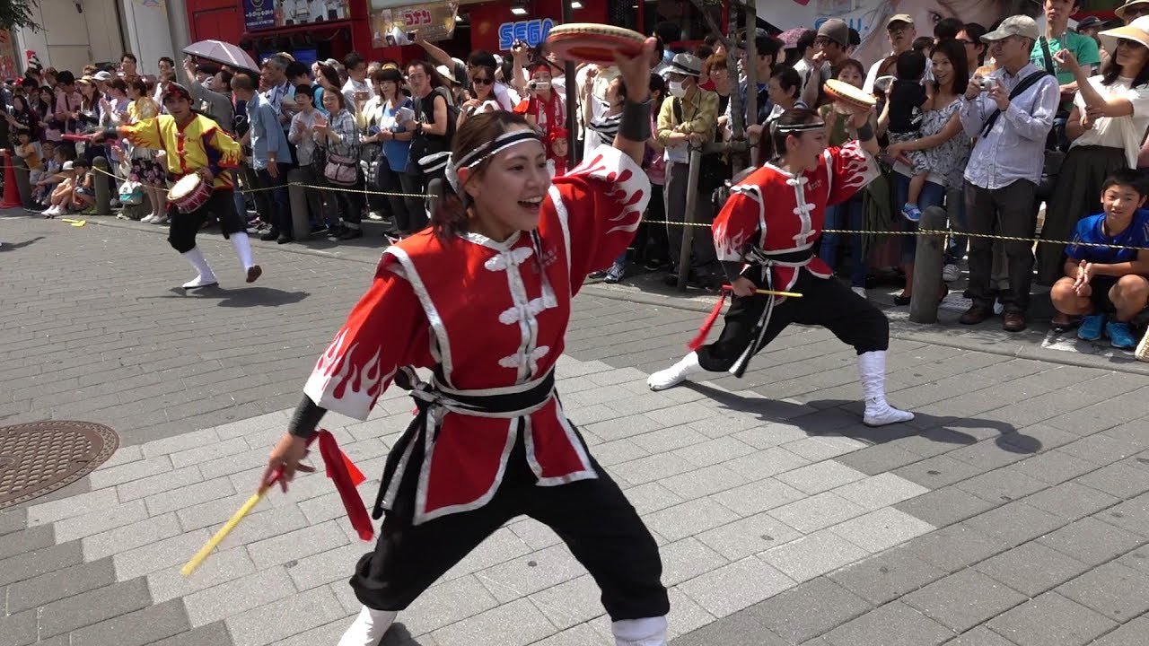 昇龍祭太鼓 (かりゆしの夜～年中口説) / 池袋めんそ～れ祭り 2018