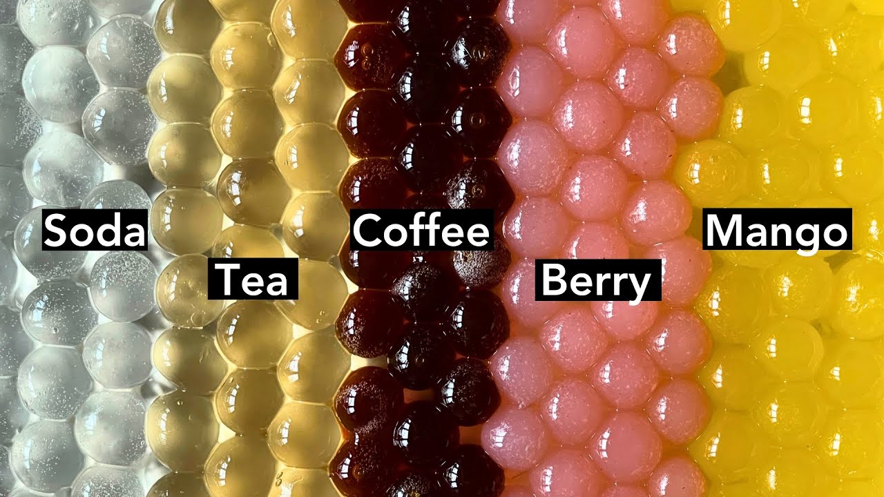 Рецепт Popping Boba | Готовим сочные жемчужины для Bubble Tea