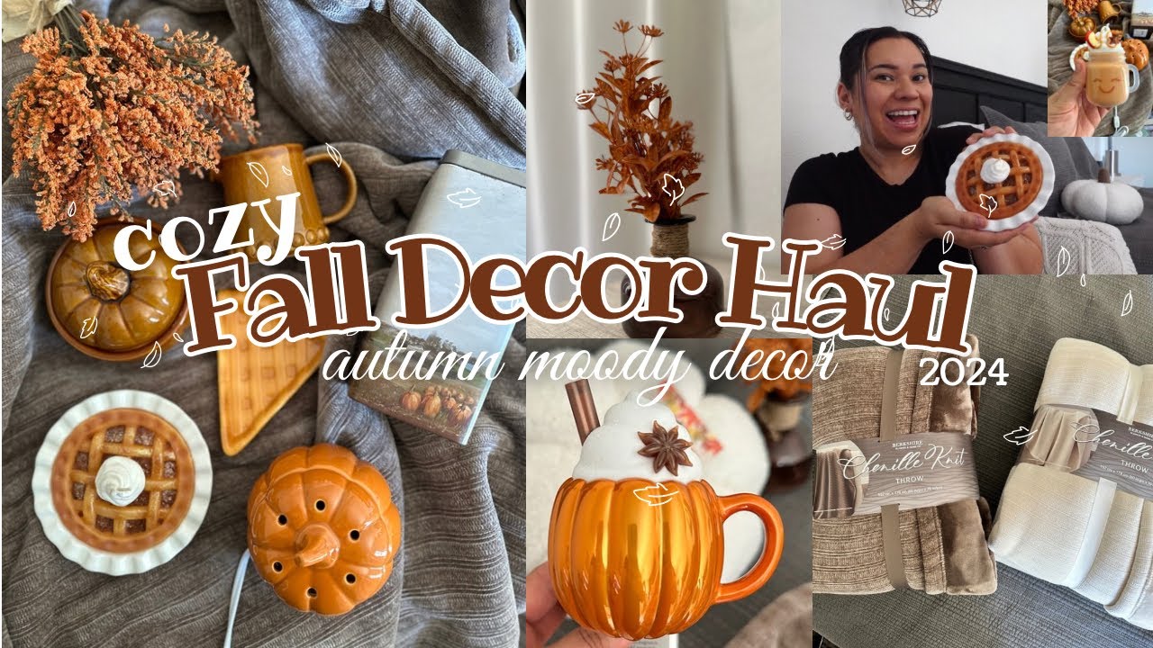 NEW! FALL🍂DECOR 2024 HAUL, MOODY FALL DECOR 2024, DECORATING IDEAS FOR FALL #falldecor #fallvibes