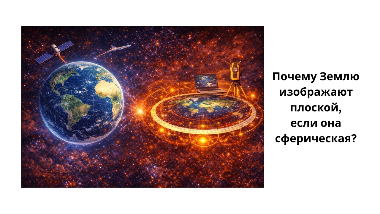 Почему Землю изображают плоской, если она сферическая?