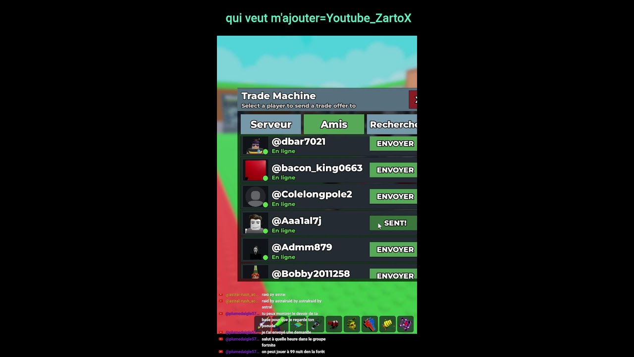 fortnite FR je joue avec vous