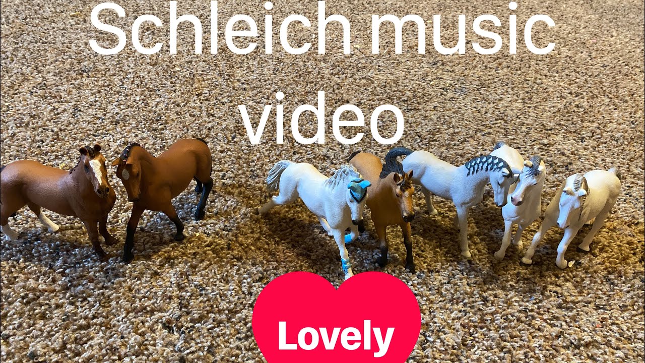 Lovely { Schleich music video}